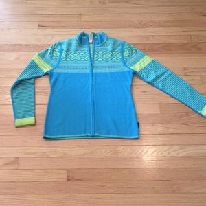 Obermeyer Lady’s Full Zip Cardigan, Size Medium